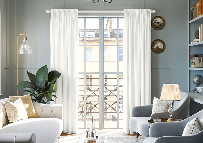 Vienna, Seashell White - Made to Measure Curtains - Image 3
